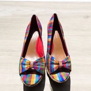 Liz Claiborne Bright Wedges 9